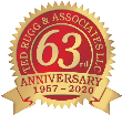 Ted Rugg and Associates 63rd Anniversary Seal
